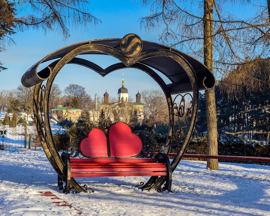 День закоханих у тропіках з шампанським.